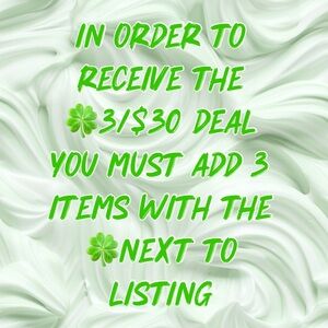 🍀3/$30